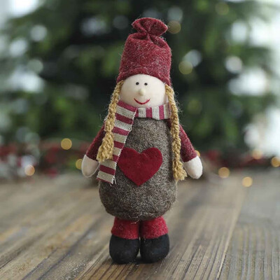 

Siaonvr Christmas Snowman Doll Christmas Child Gift Toy Table Decoration For Home