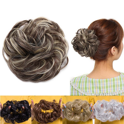 

Synthetic Hair Bun Extensions Messy Hair Scrunchies Hair Pieces for Women Hair Donut Updo Ponytail