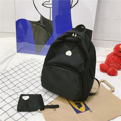 

Ins schoolbag female Korean version of senior high school studentsoriginal dormitory campus simple Old-Fashioned Girl backpack s