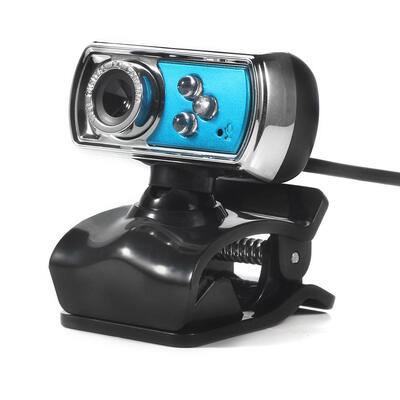 

HD 120MP 3 LED USB Webcam Camera with Mic & Night Vision for Desktop PC