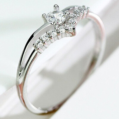 

Cute Women Multi-Drill Diamonds Ring Wedding Engagement Courtship Rings
