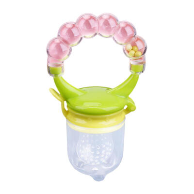 

New Baby Hand Bells Pacifier Happy Bite Bag Baby Safe Nipple Feeding Bottle