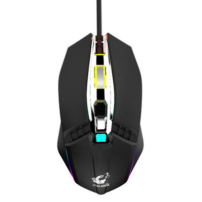 

4D Wired Gaming Mouse Four-color DPI Adjustable Synchronized Breathing Lamp