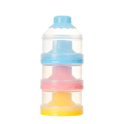 

Funnel Baby Infant Feeding Milk Powder Food Bottle Container 3 Cells Grid