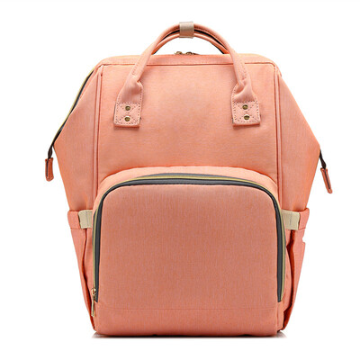 

Multi-function large capacity anti-splashing solid color Mummy bag pregnant women portable fashion backpack