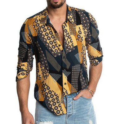 

New Fashion Mens Luxury Casual Stylish Slim Fit Long Sleeve Casual Dress Shirts