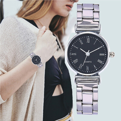 

RM Women Alloy Steel Belt Casual Watch Geneva Simple Steel Belt Watch
