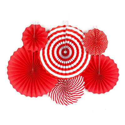 

FUNNYBUNNY Paper Fan Flower Decoration Background Wall Diy Mall Shop Opening Background Layout Birthday Party Decor Supplies