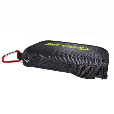 

A FISH LURE 15x10x37CM Black Spoon Packages Fishing Gear Pockets Large Capacity Lure Bag Nylon Bait Bags