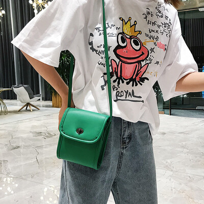 

Summer mobile phone bag female cute Korean wave vertical slung mini ins bag fashion Joker