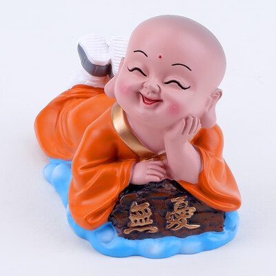 

Car decoration small monk doll creative gift crafts ornaments