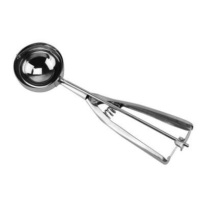 

Stainless Steel Spoon Ice Cream Watermelon Jelly Yogurt Spring Handle Scoop