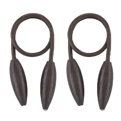 

1Pair Magnetic Curtain Tiebacks Holdbacks Curtains Rope Strap Clip for Home Office Decorative