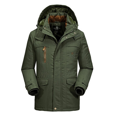 

Toponeto Fashion Mens Autumn Winter WarmCasual Pocket Cotton-Padded Clothes Top Coat