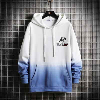 

Toponeto Mens New Style Fashion Cap Gradual Colour Long Sleeve Guard Large Hat Guard