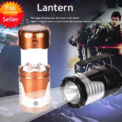 

Outdoor Rechargeable Solar Panel Camping Lantern LED Tent Hanging Light