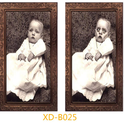 

18 styles Horror Face-changing Ghost Photo Frame Pictures Frames Changing Face Ghost Halloween Party Decoration Props Accessorie
