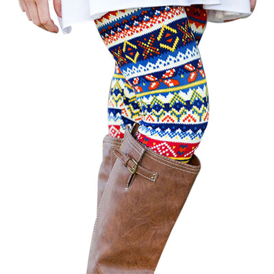 

Tailored Casual Women Lady Skinny Xmas Print Stretchy Jegging Pants Slim Leggings