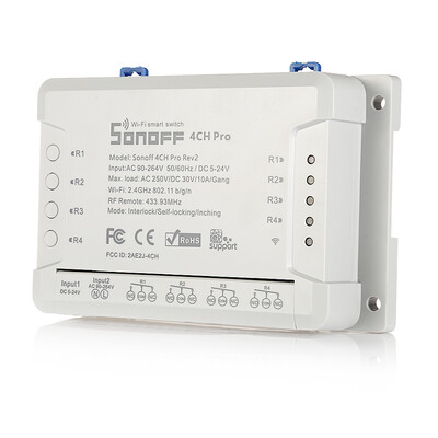 

SONOFF 4CH Pro Rev2 4-gang WiFi Smart Switch