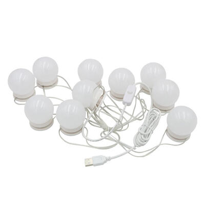 

10pcs LED Makeup Mirror Light Bulb Kit Dimmable Hollywood Vanity Lights