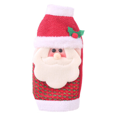 

Tailored Christmas Decoration Creative Cartoon Old Man Snowman Elk Wine Bottle Set