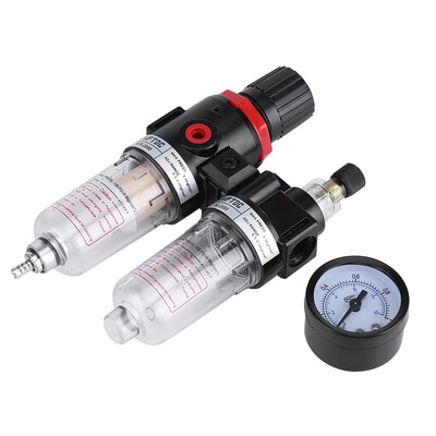 

14 Air Filter Regulator LubricatorPressure Compressor Moisture Trap Oil Separator