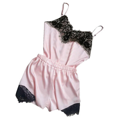 

Toponeto Womens Sexy Satin Sling Sleepwear Lingerie Lace Nightwear Underwear Set