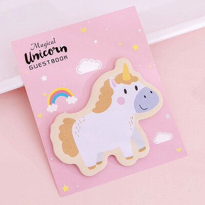 

Lovely Creative Novelty Newfangled Rainbow Unicorn Notes Page Label Sticky Notes