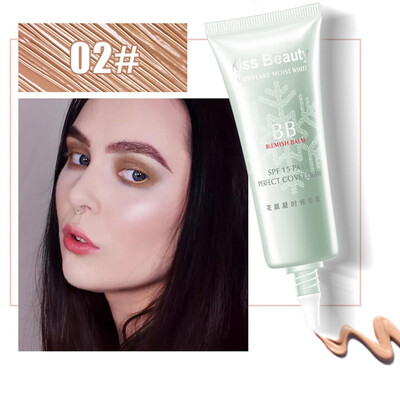 

Face Base Foundation Brighten Makeup Sun Block Long Lasting Waterproof BB Cream Cover Pores Pimple Dark Circles