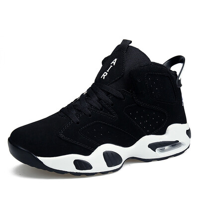 

Air cushion basketball shoes boots high to help non-slip wear-resistant sports shoes running