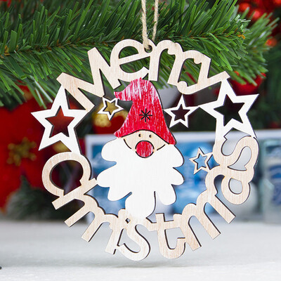 

〖Follure〗DIY Wooden Pendant Ornaments for Christmas Tree&Party Decorations