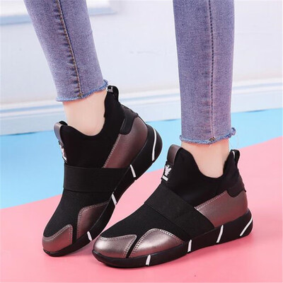 

LZJ 2019 Women Sneakers Vulcanized Shoes Ladies Casual Shoes Breathable Walking Mesh Flats Large Size Couple Shoes size 35-40