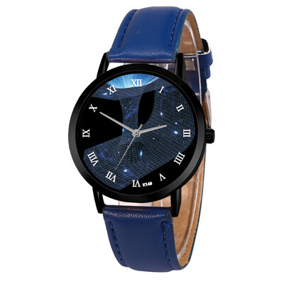 

Best Selling Women Watches Unique Creative Dial Ladies Quartz Wristwatch Solid Color Leather Strap Clock Relojes Para Mujer