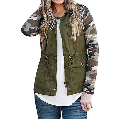 

Womens Military Anorak Safari Utility Fashion Cargo Sleeveless Drawstring Vest