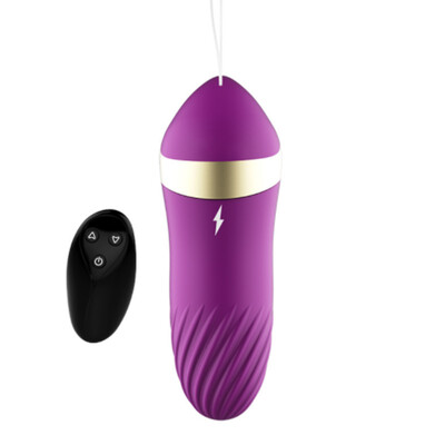 

USB Charging Powerful Vibration Motor 12 Frequency Shocking Mute Waterproof Jumping Egg Messager