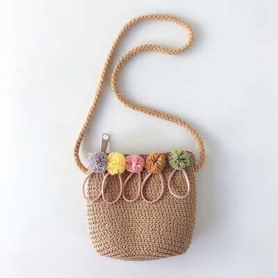 

Baby Small Bag Straw Shoulder Messenger Crossbody Bag Girl Mini For Summer Hot