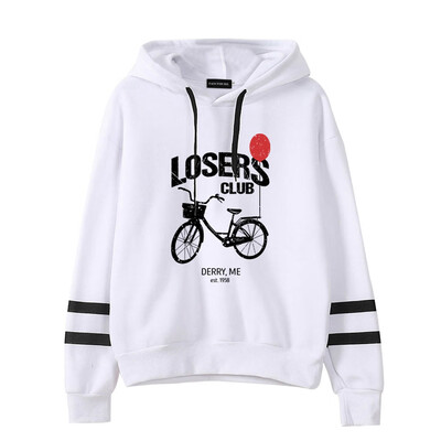 

New Fashion Women The Losers Club Bike Sweatshirt Hoodie Letter Printing Hooded Sweatshirt Pullover Long Sleeve Causal Hoodie