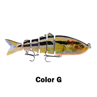 

12cm 185g Fishing Lure Hard Bait Multi Segments Swimbait Crankbait Artificial Fishing Lure Bait with Treble Hooks
