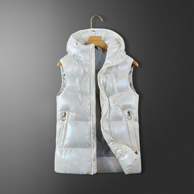 

Electric Heating Hooded Vest 3 Modes Temp Control Heated Coat Jacket 10000mAh