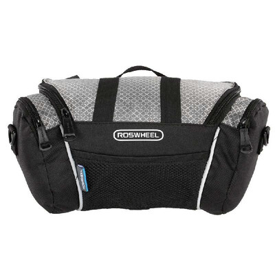 

Bag for Bicycle handle bar silver grey