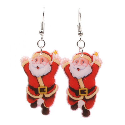 

Christmas Santa Claus Drop Dangle Earrings Ear Stud Earrings Gift Women Jewelry Christmas Gift