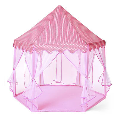 

Large Princess Play Tent Castle Tulle Children Game House