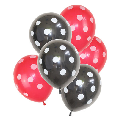 

Gobestart 32 Pcs Ladybug Polka Dot Latex Balloons Party Balloons Wedding Decorations