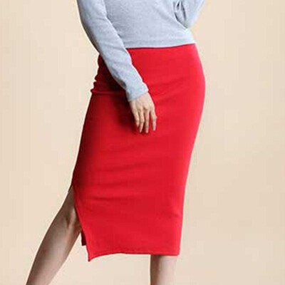 

Womens Casual Solid Midi Slim Fit Pencil Tight Sexy Office Work Business Skirt