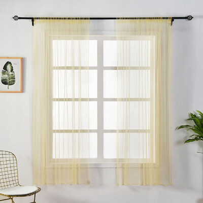 

New Romantic Bedroom Polyester Child Window Curtain For Living Room Wedding Home Decor