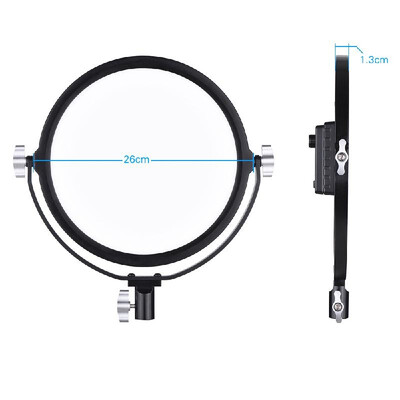 

Andoer OLED-260 5600K Color Temperature Dimmable LED Video Light Fill Light CRI 95 30W Output Adjustable Brightness