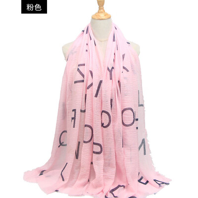 

New Muslim super soft cotton&linen monochrome Hui female headscarf Arab baotou wholesale SK005