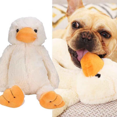 

Greensen Cute Duck-shaped Pets Toy for Cats Little Dogs Molar Clean Teeth Training Interactive Toy