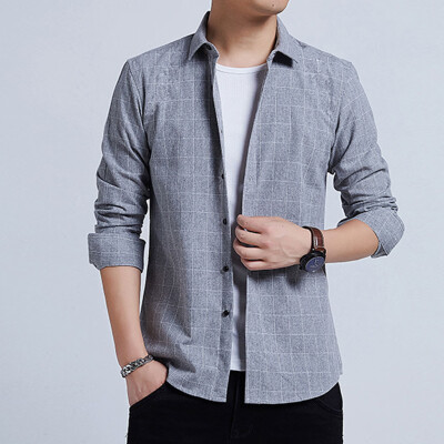 

Tailored Mens New Casual Fashion Striped Loose Lapel Long Sleeve Shirt Tops Blouse