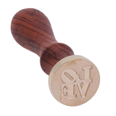 

Love Series Retro Wood Handle Sealing Wax Documents Custom Stamp Supplies